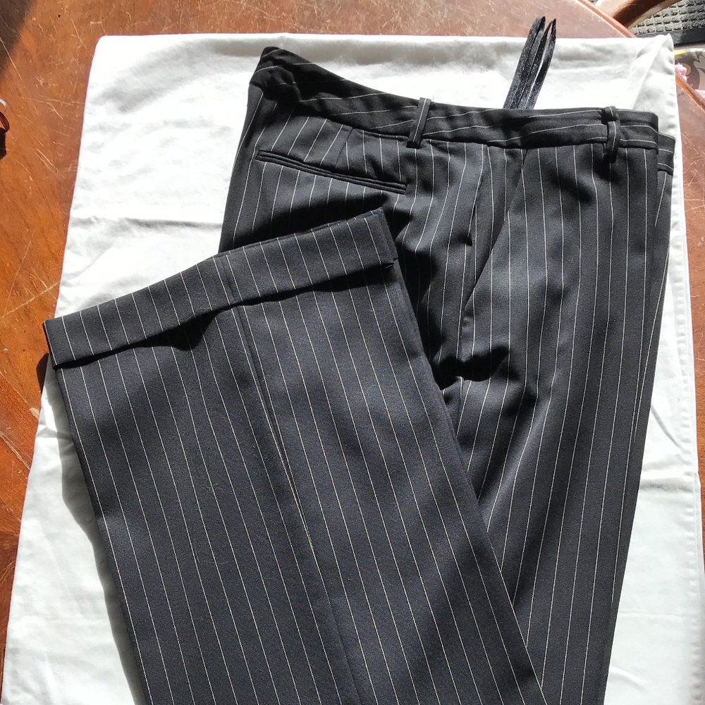 🎉 HP 🎊 100% Wool Pinstriped Lined, Sz 14